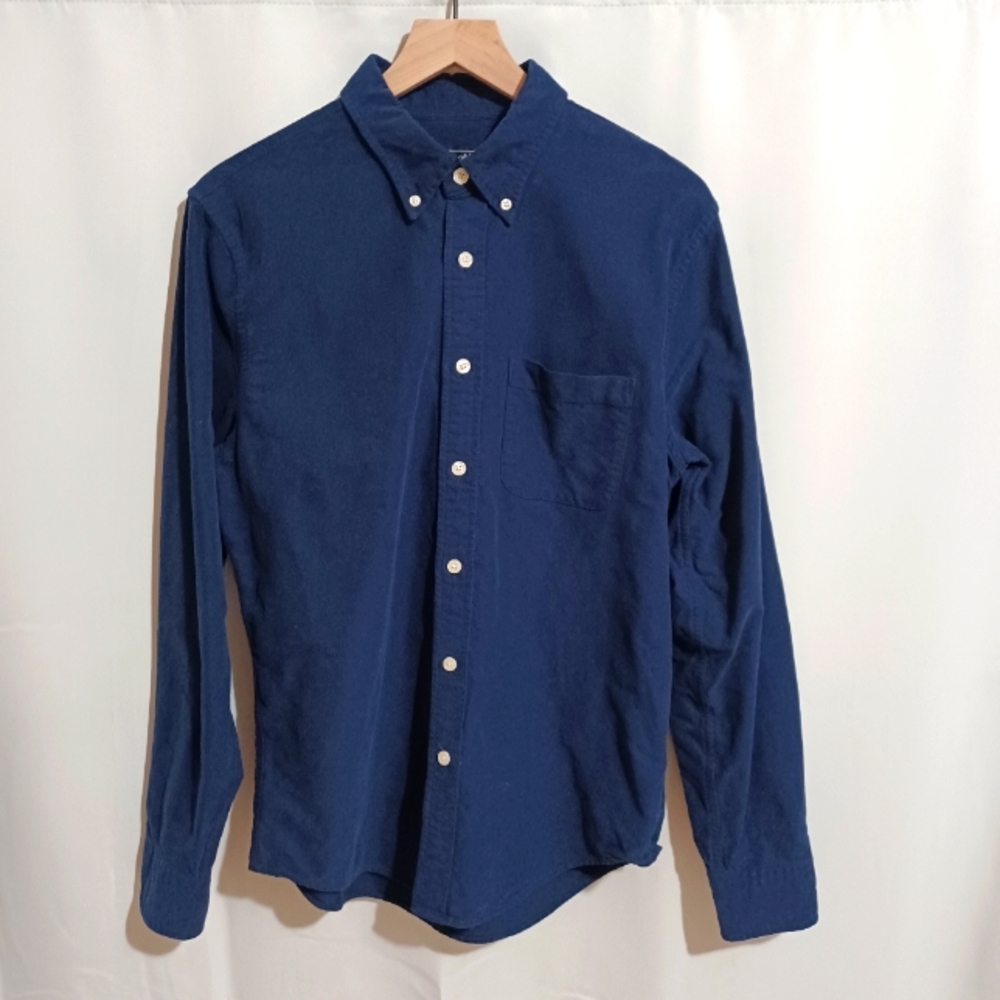 Abercrombie & Fitch Mens Large Navy Button Down Shirt